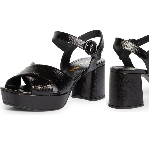 Prada crisscross platform sandal - Picture 4 of 15